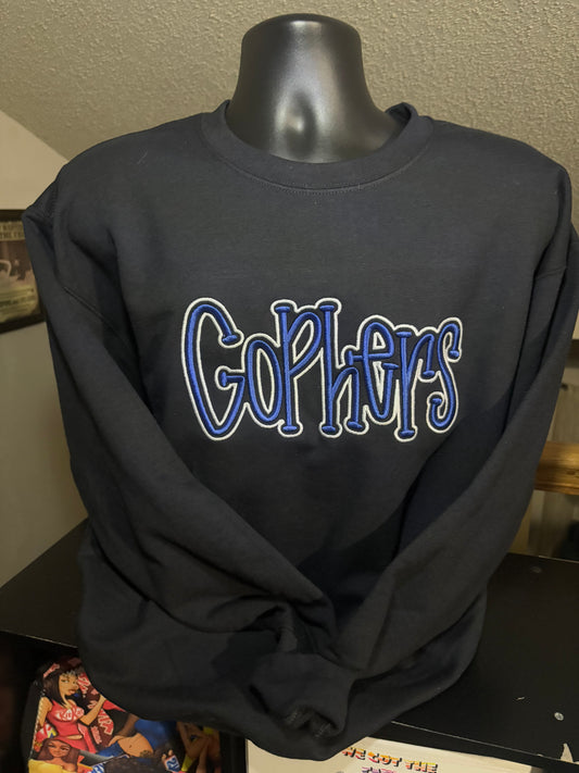 GOPHERS 3D PUFF SWEATSHIRT/HOODIE/SWEATPANTS