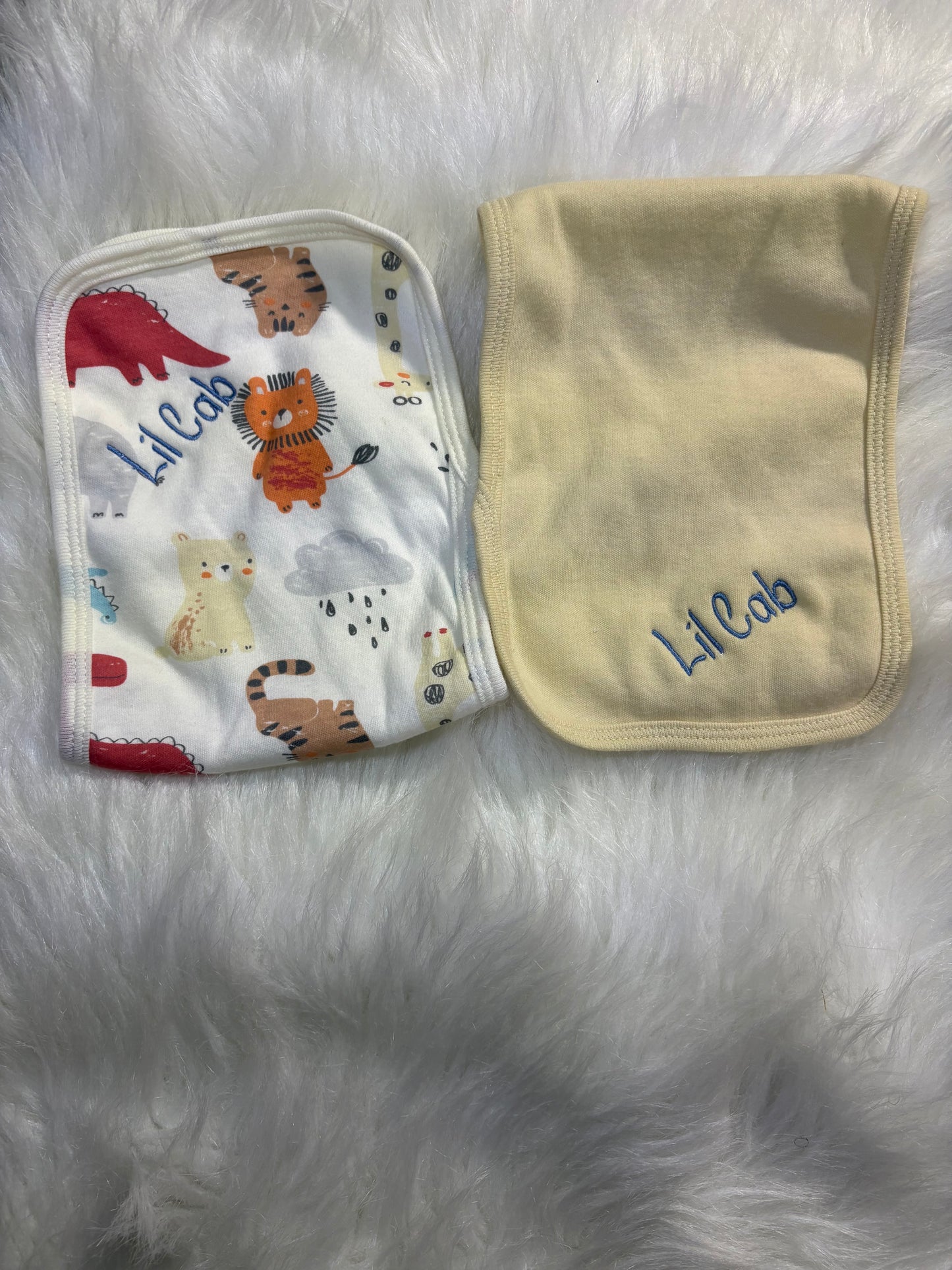 BABY BIBS, BLANKETS, ETC. (EMBROIDERY)