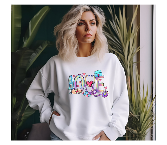 NURSE T- SHIRTS/SWEATSHIRTS VINYL