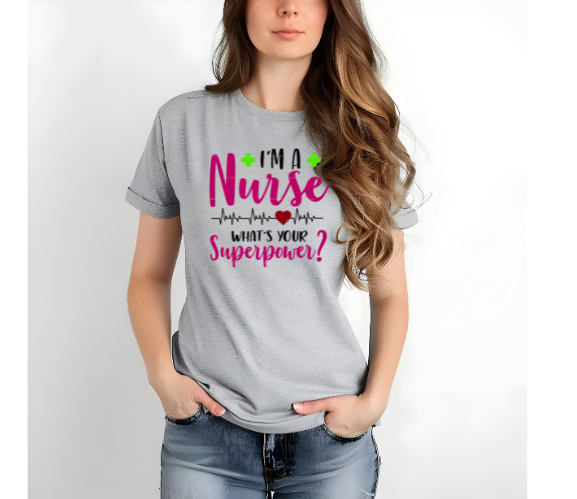 NURSE T- SHIRTS/SWEATSHIRTS VINYL