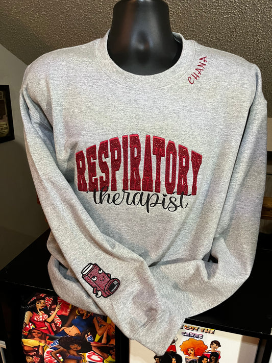NURSE EMBROIDERY SWEATSHIRT AND HOODIES