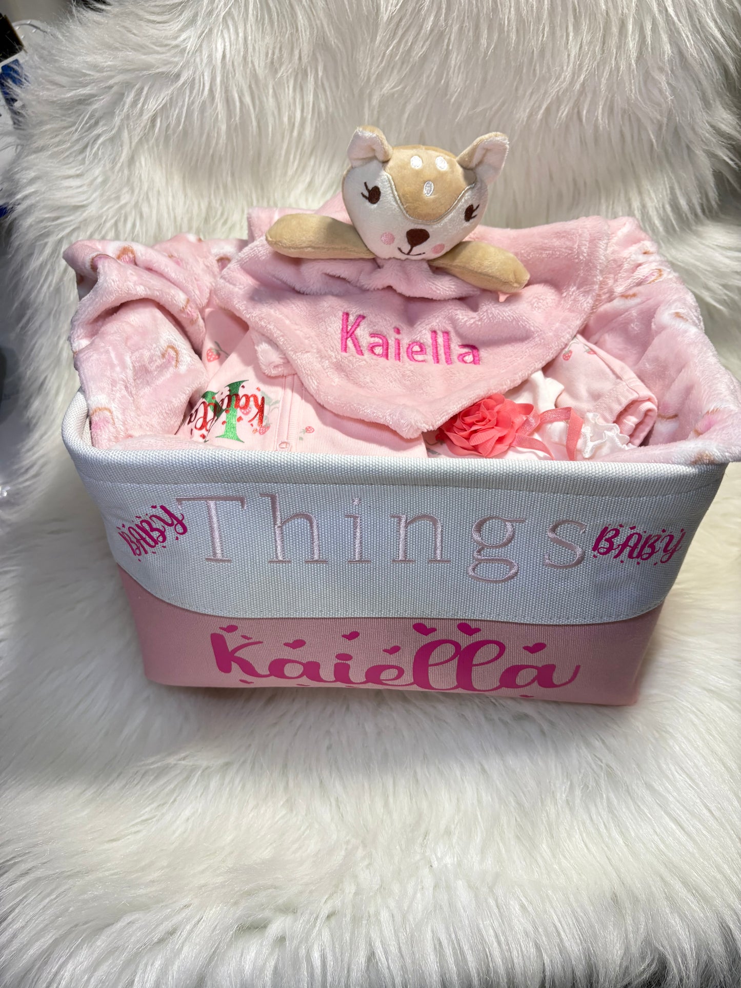 BABY BIBS, BLANKETS, ETC. (EMBROIDERY)
