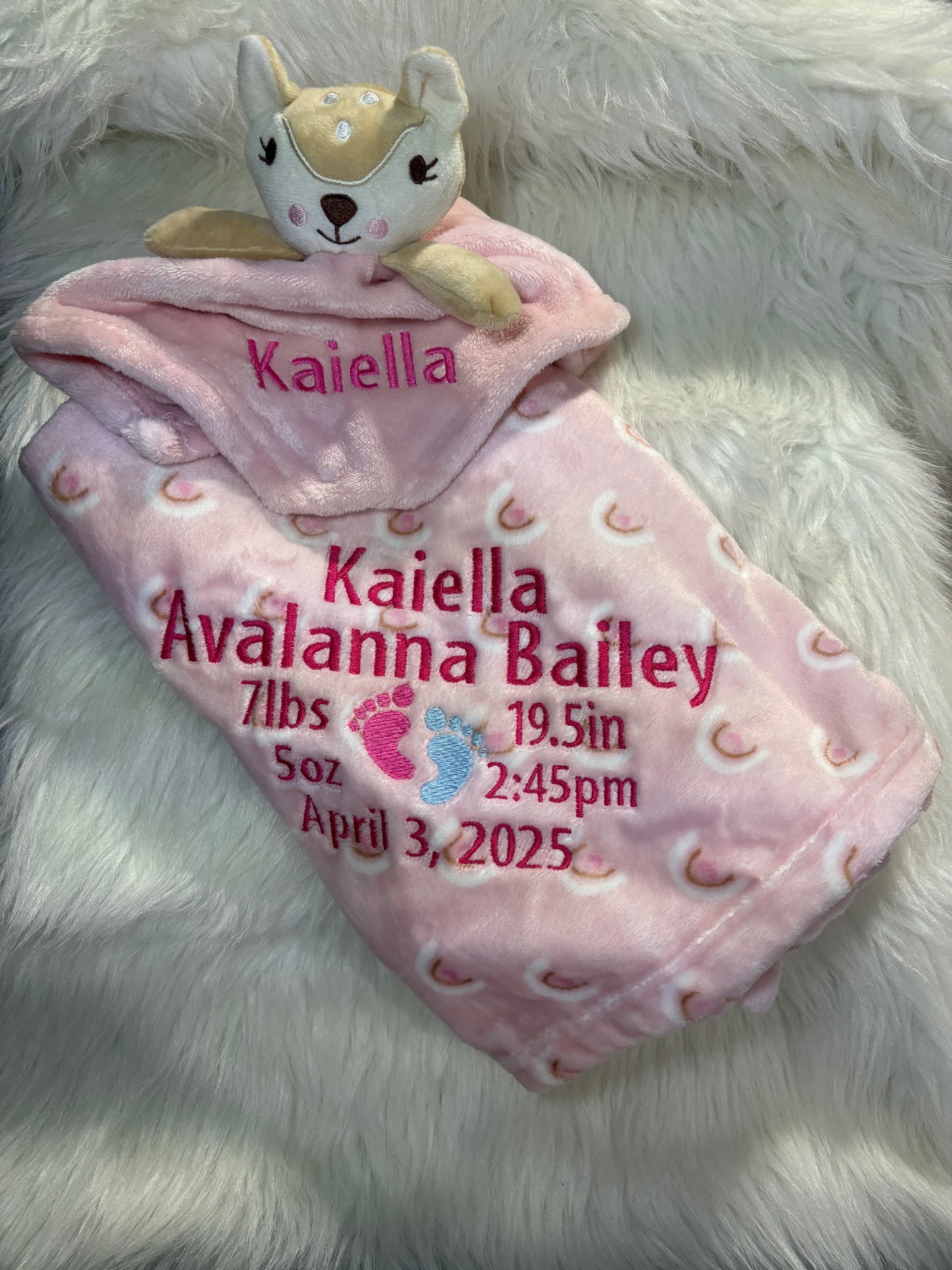 BABY BIBS, BLANKETS, ETC. (EMBROIDERY)