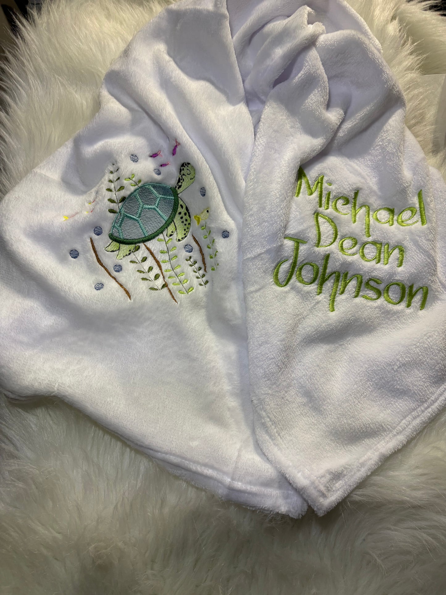 BABY BIBS, BLANKETS, ETC. (EMBROIDERY)