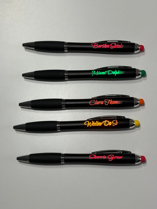 Personalized LED Stylus Pens – Custom Engraved & Light-Up
