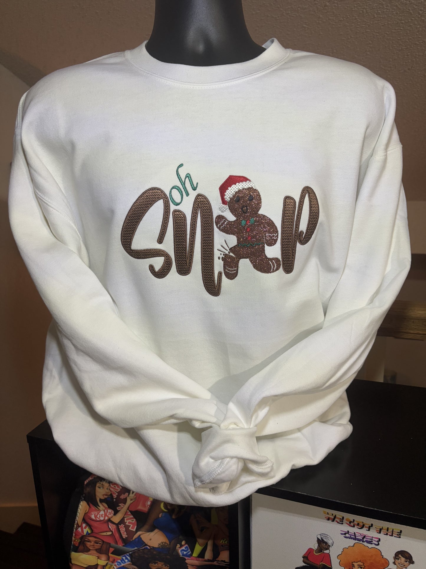 OH SNAP EMBROIDERY SWEATSHIRT AND HOODIES