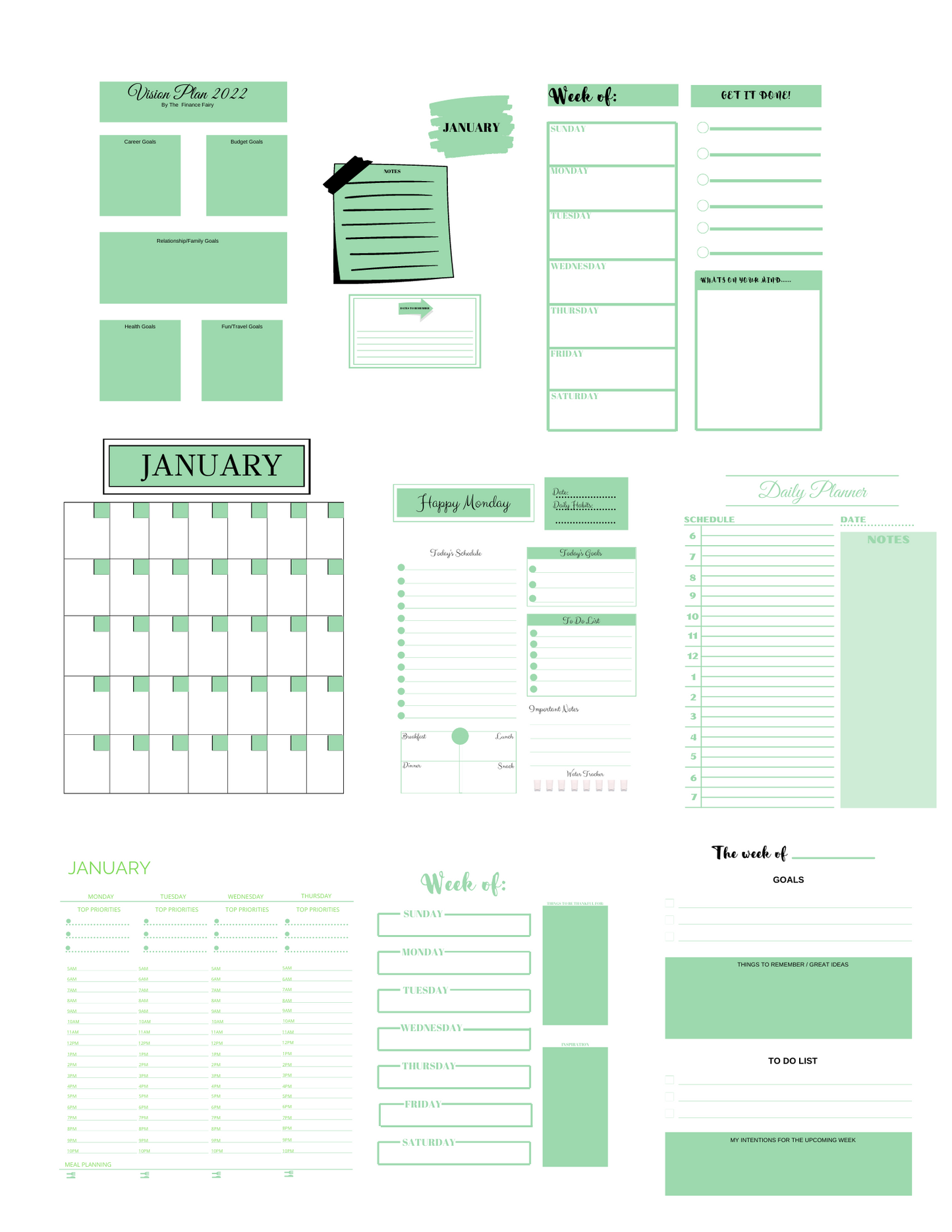 Personalized Planners