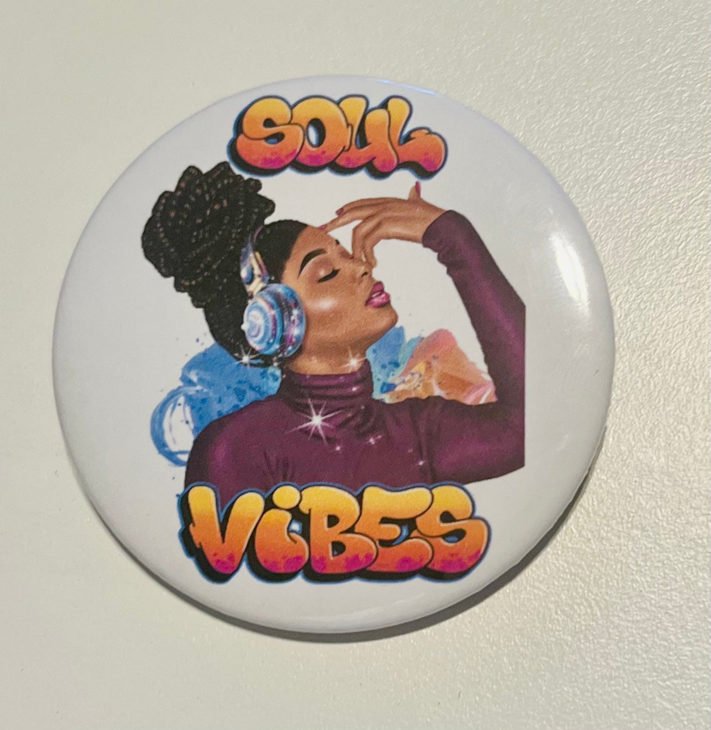 CUSTOM PIN/BUTTON