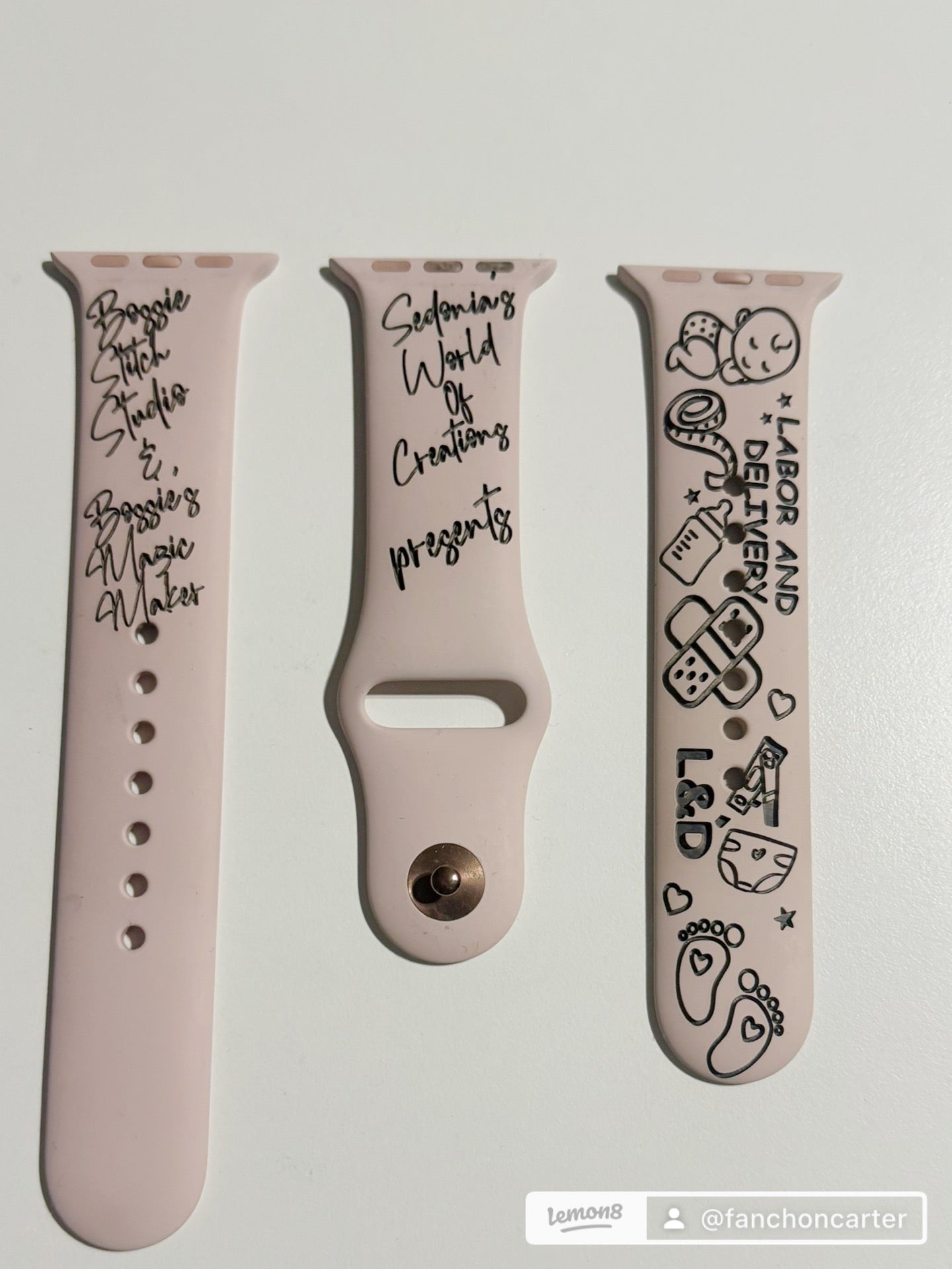 PERSONALIZED ENGRAVED APPLE WATCH BAND