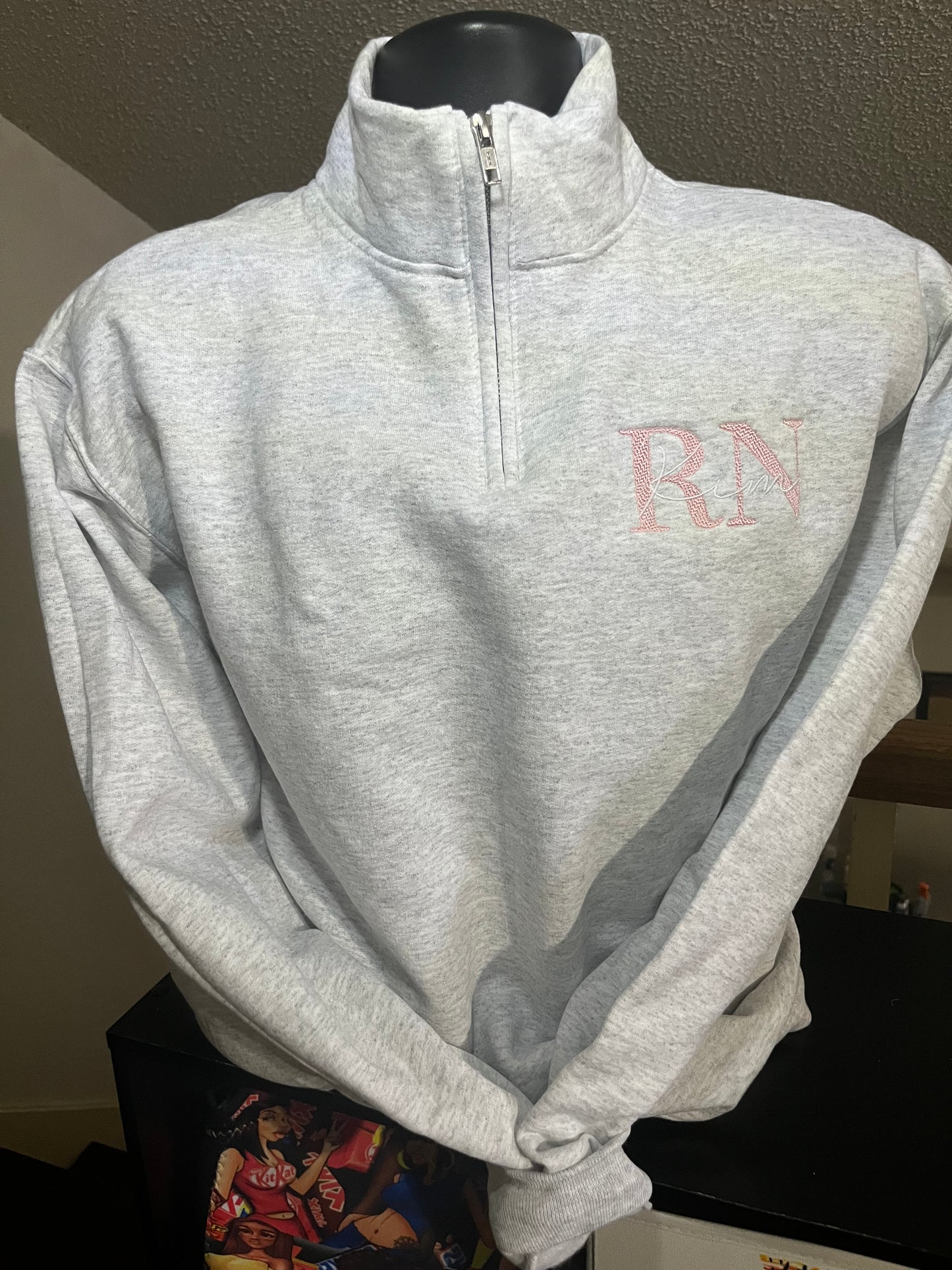 Quarter-zip sweatshirts (Embroidered)