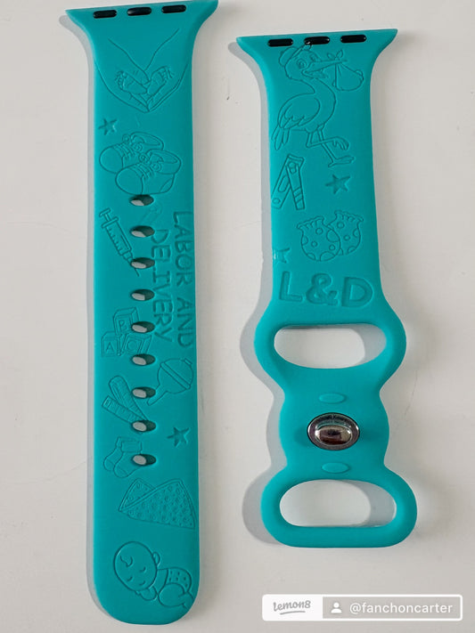 PERSONALIZED ENGRAVED APPLE WATCH BAND