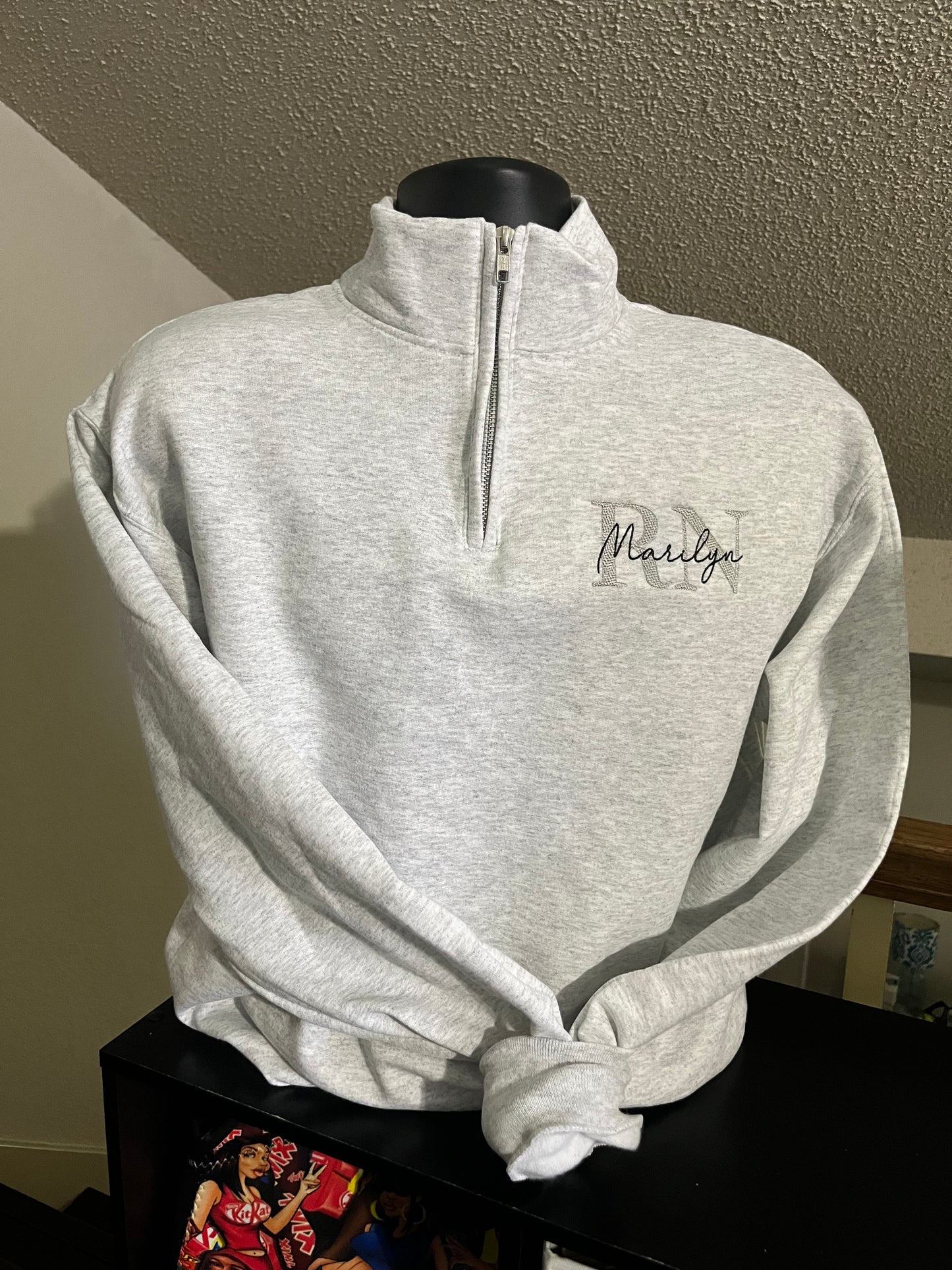 Quarter-zip sweatshirts (Embroidered)