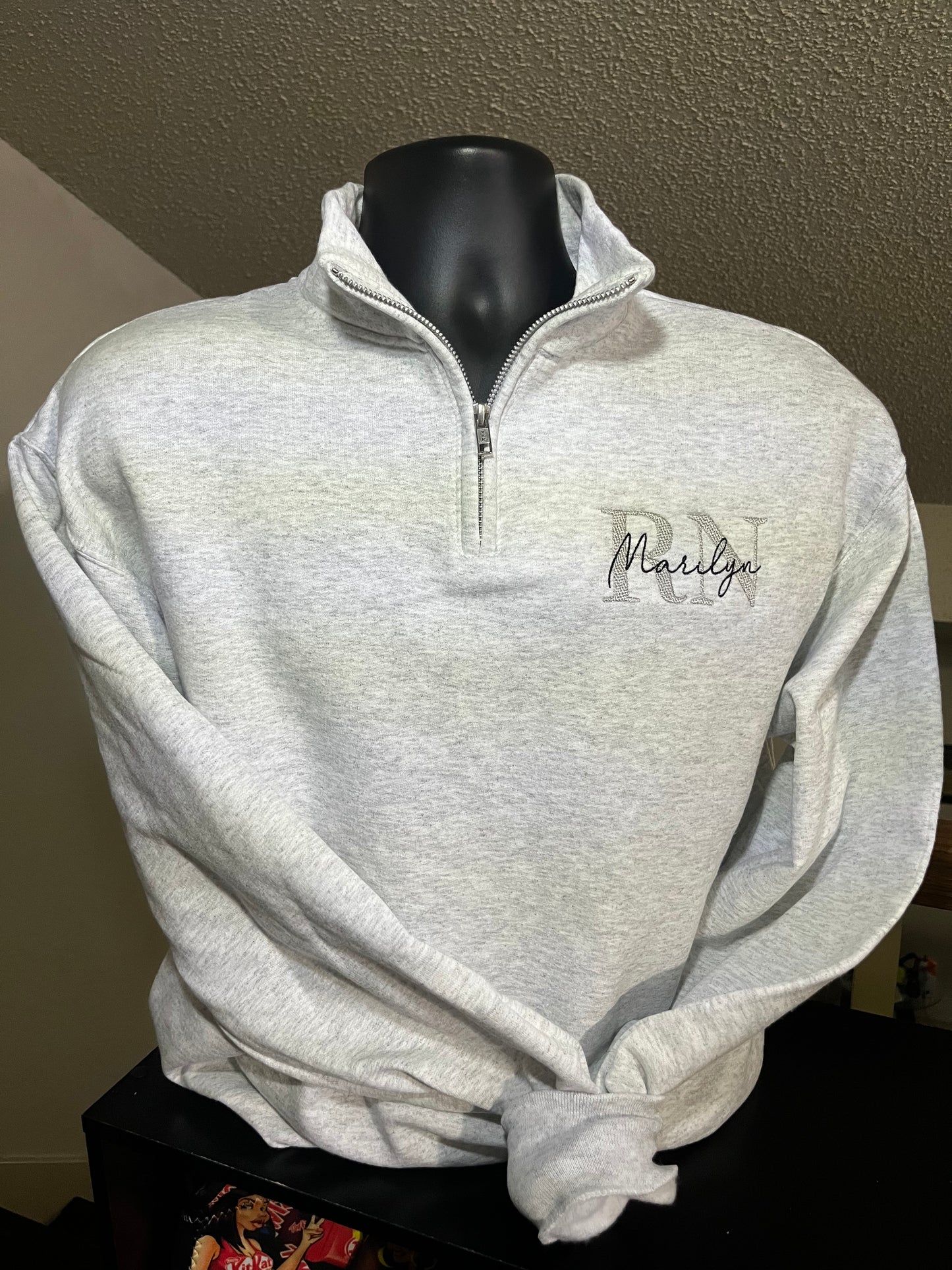 Quarter-zip sweatshirts (Embroidered)