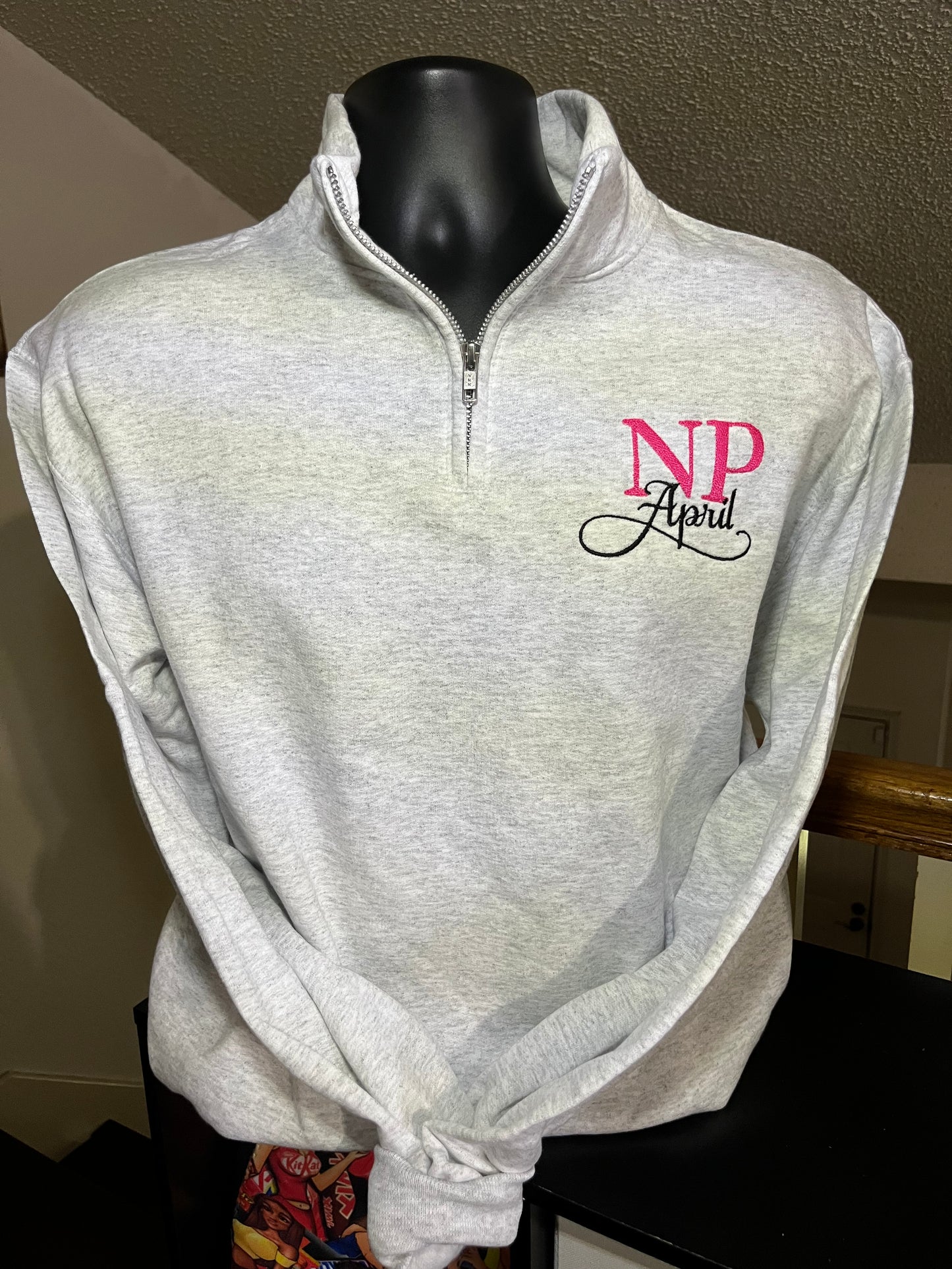 Quarter-zip sweatshirts (Embroidered)