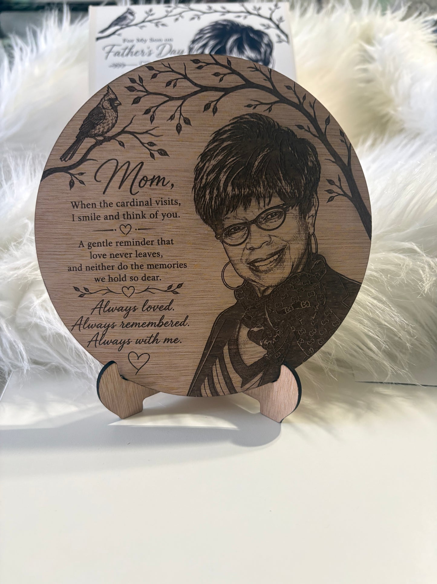 CUSTOM ENGRAVED MEMORIAL AND KEEPSAKE PLAQUE