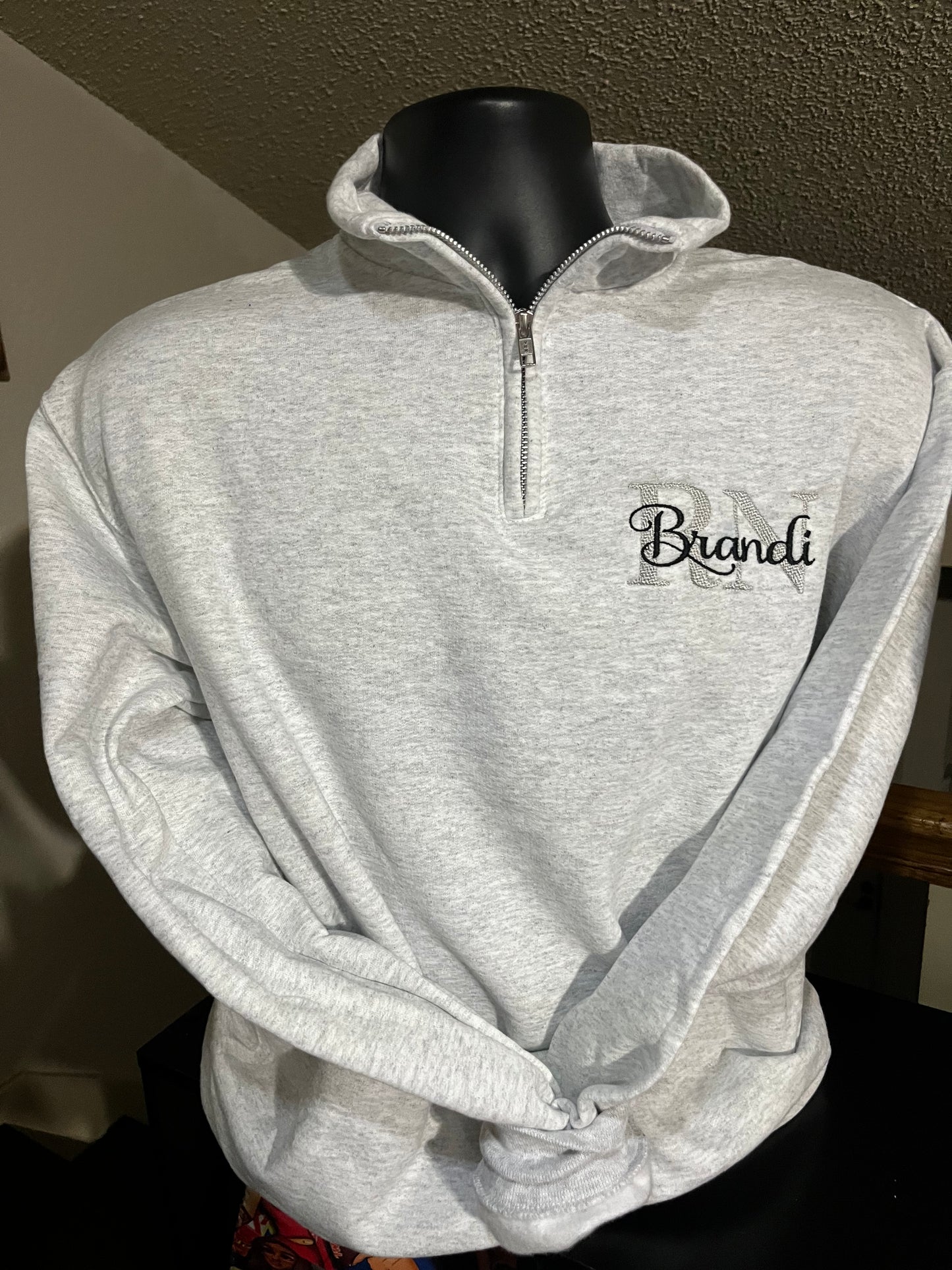 Quarter-zip sweatshirts (Embroidered)