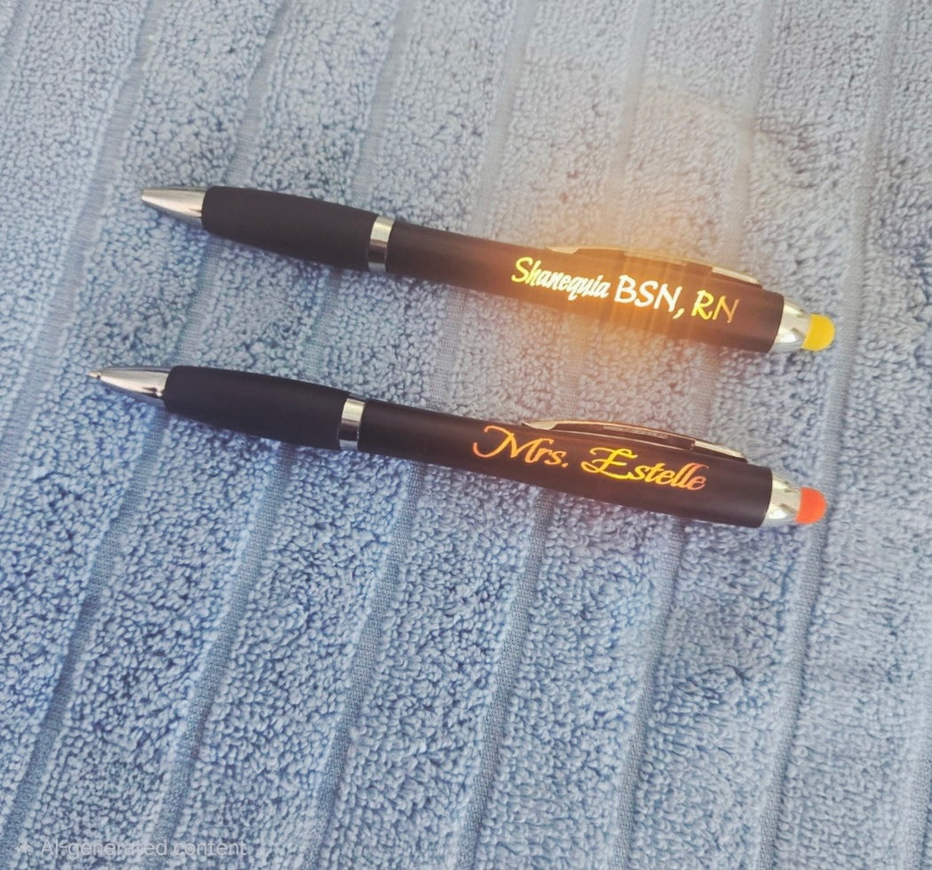 Personalized LED Stylus Pens – Custom Engraved & Light-Up
