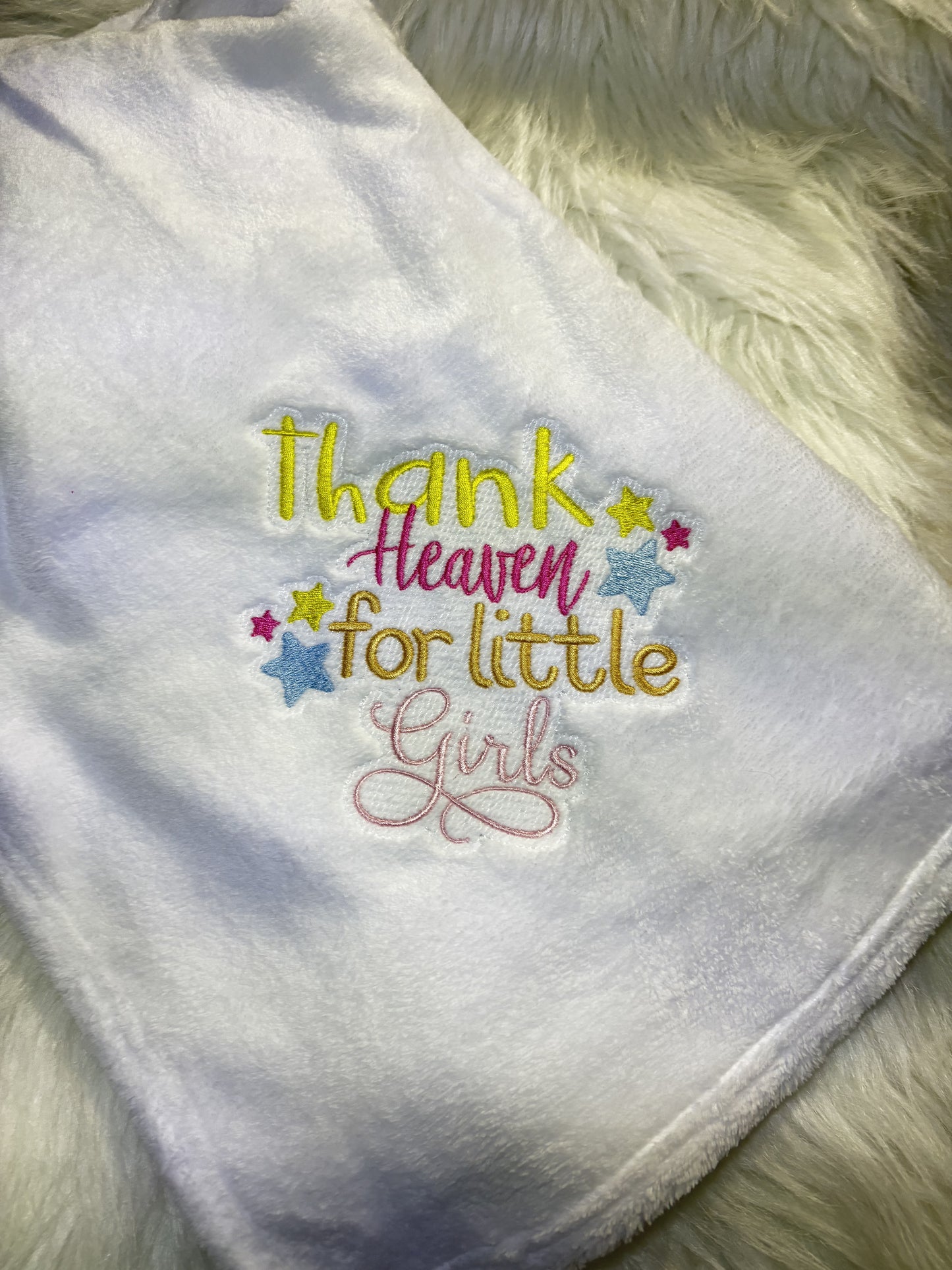 BABY BIBS, BLANKETS, ETC. (EMBROIDERY)